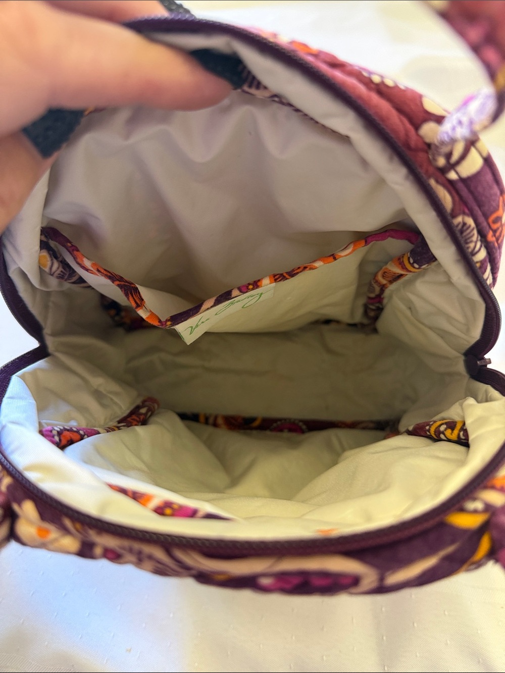 Vera Bradley Quilted - RETIRED SAFARI SUNSET Lunch Bag - Picture 3 of 5